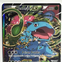 Venusaur EX XY123 Full Art Holo Black Star Promo - NM Pokemon TCG - Image 2