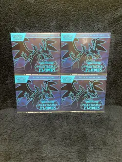 4x Pokemon Phantasmal Flames Elite Trainer Boxes Sealed In Hand - Image 1