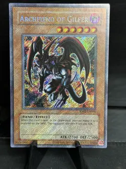 Yu-Gi-Oh! TCG Archfiend of Gilfer RP02-EN094 Secret Rare Retro Pack 2 - Image 1