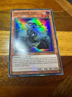 Ghostrick Yeti AC18-EN004 1st Edition Super Rare PL + BONUS - Image 1