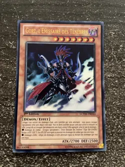 CARTE YU-GI-OH! GORZ, L’EMISSAIRE DES TENEBRES 1ST LCYW-FR044 EXC/NM FR - Image 1
