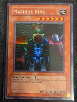 Yugioh Machine King DL4-001 Duelist League Promo Super Rare LP - Image 1