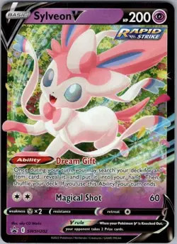 Pokemon Card Sylveon V SWSH202 Black Star Promo - Near Mint - Image 1