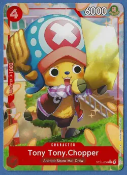 5 Tony Tony Chopper One Piece ST21 EX Gear 5 Card - ST21-008 ALT ART + 4 FOIL - Image 2