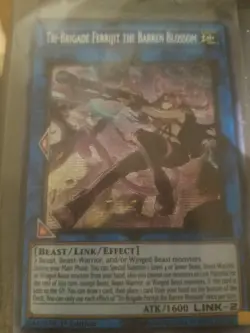 Tri-Brigade Ferrijit The Barren Blossom, Prismatic Secret Rare, Yugioh Card - Image 1