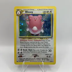 Blissey 2/64 Holo Rare Neo Revelation Pokemon Card - Image 1
