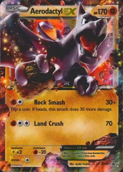 Aerodactyl EX XY97 Promo XY Promos Pokemon Card LP - Image 1