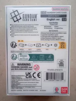 Gundam Card Game Beta Box ENGLISH Sealed - Image 2