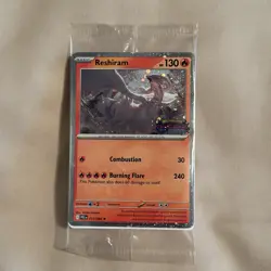Sealed Reshiram Stamped Promo Phantasmal Flames Pokemon Card NM - Image 1