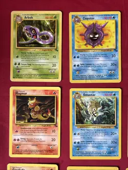 Fossil Set Pokemon Cards X32 Good-Excellent Condition Vintage (P21) - Image 2