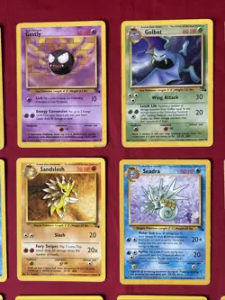 Fossil Set Pokemon Cards X32 Good-Excellent Condition Vintage (P21) - Image 3