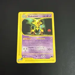 Pokemon Alakazam Card Skyridge 2/144 Rare Non-Holo 2003 - Image 1