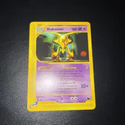 Pokemon Alakazam Card Skyridge 2/144 Rare Non-Holo 2003 - Image 2