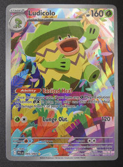 2025 Pokemon Mega Evolution Phantasmal Flames LUDICOLO illustration card 95/94 - Image 1