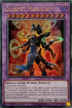 GFP2-EN127 QUINTET MAGICIAN ULTRA RARE 1ST EDITION YuGiOh CARD - Image 1