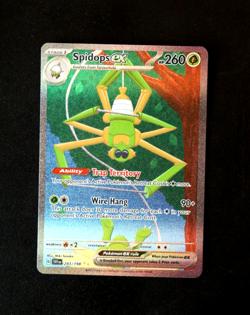Pokemon Card - Tarountula 199/198 Spidops EX 243/198 Scarlet & Violet Base - NM? - Image 2