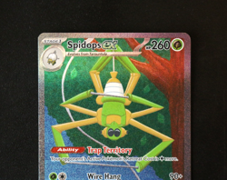 Pokemon Card - Tarountula 199/198 Spidops EX 243/198 Scarlet & Violet Base - NM? - Image 3