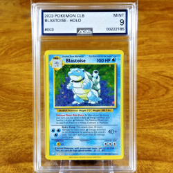 Pokemon Trading Card Game Classic Blastoise CLB 003/034 AGS Mint 9 Holo 2023 - Image 1