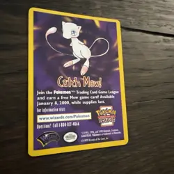 Catch Mew & Ancient New Details Promo Cards - Pokemon the Movie - 1998 - Image 4