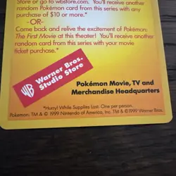 Catch Mew & Ancient New Details Promo Cards - Pokemon the Movie - 1998 - Image 5