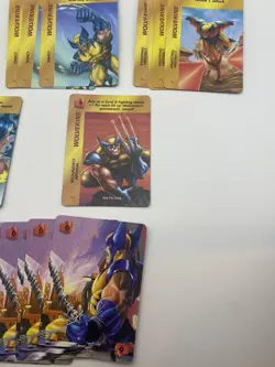 WOLVERINE MARVEL OVERPOWER CCG LOT - 6 DIFF. SPECIALS, 20 CARDS - Image 3