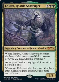 * ENKIRA, HOSTILE SCAVENGER * SLX * SECRET LAIR * NM * MTG * - Image 1