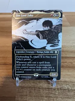 Fire Lord Zuko * Borderless * - MTG TLA Avatar: The Last Airbender - NM/MINT - Image 1