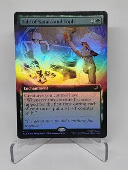 Tale of Katara and Toph Extended Art (Foil) - MTG Avatar TLE Near Mint - Image 1