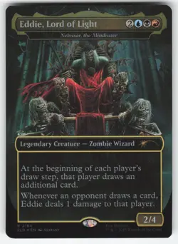 Eddie, Lord of Light - Nekusar, the Mindrazer Rainbow Foil 2184 R MTG SL NM - Image 1