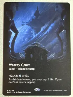 MTG / Watery Grave / EOE / #286 / Regular (Borderless) / Rare / NM - Image 1