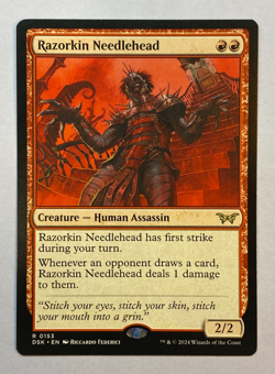 MTG - Razorkin Needlehead - NM - Duskmourn: House of Horror - Image 1