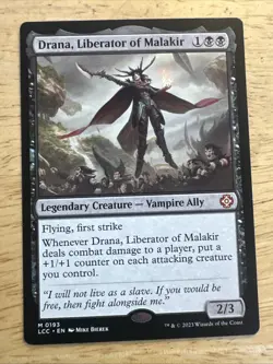 Drana, Liberator of Malakir M Commander: The Lost Caverns of Ixalan 193 NM - Image 1