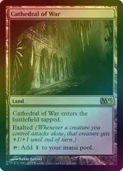 CATHEDRAL OF WAR (FOIL) (M13) Magic 2013 - MTG - LP - Image 1
