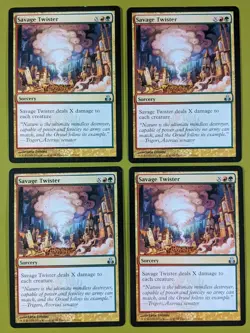 Savage Twister x4 Guildpact 4x Playset Magic the Gathering MTG - Image 1