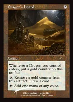 Dragon's Hoard - Foil Retro Frame Promo WPN NM MTG - Image 1