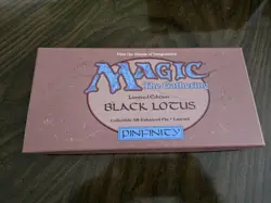 Pinfinity Magic The Gathering Black Lotus MTG 30th Anniversary AR Pin & Lanyard - Image 1