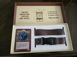 Pinfinity Magic The Gathering Black Lotus MTG 30th Anniversary AR Pin & Lanyard - Image 2