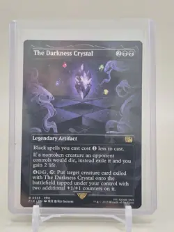 Magic The Gathering Final Fantasy The Darkness Crystal Rare Boarderless - Image 3