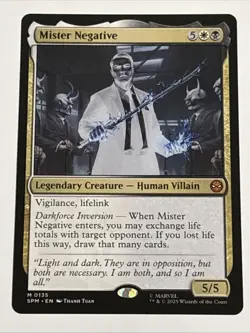 MTG Universes Beyond: Spider-man Mister Negative 0135 NM Mythic - Image 1