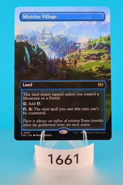MTG Mistrise Village (Borderless) Tarkir: Dragonstorm Regular #397 - Image 1