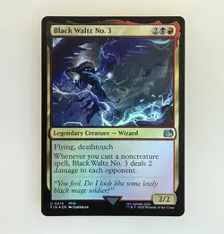 Magic the Gathering: Black Waltz No. 3 Final Fantasy Foil NM - Image 1