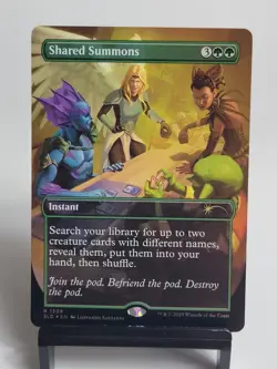 Magic The Gathering - Secret Lair - Shared Summons - Rainbow FOIL - Image 1