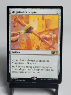 Magic The Gathering - Core Set 2019 - Magistrate's Scepter - NM - Image 1