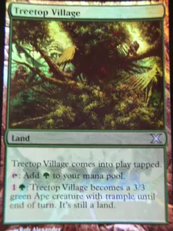 treetop village promo DCI FOIL magic the gathering - Image 1