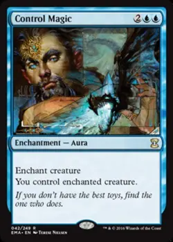 Near Mint x 1 Control Magic - Foil Eternal Masters - Image 1