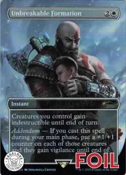 MTG Unbreakable Formation (7052) | NM Foil | Secret Lair God of War {SLD} - Image 1