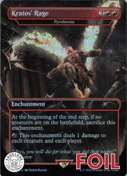 MTG Kratos' Rage (2211) | NM Foil | Secret Lair God of War {SLD} - Image 1
