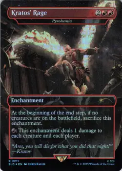 MTG Kratos' Rage (2211) | NM Foil | Secret Lair God of War {SLD} - Image 2