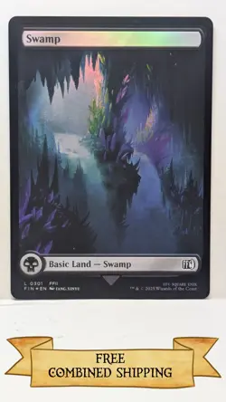 Magic The Gathering: 3x FINAL FANTASY (FIN) Full Art Foil Swamp - Image 2