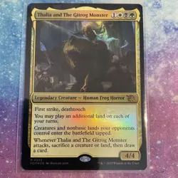Thalia and The Gitrog Monster (FOIL) x1 - MTG March of the Machine MOM #255 - Image 1